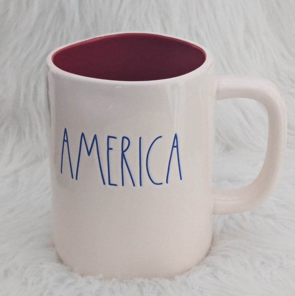 Rae Dunn 'America' Patriotic Tea Coffee Mug